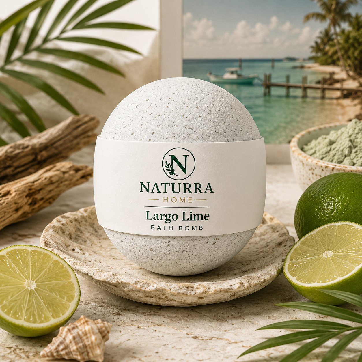 LARGO LIME — Essential Oil Bath Bomb